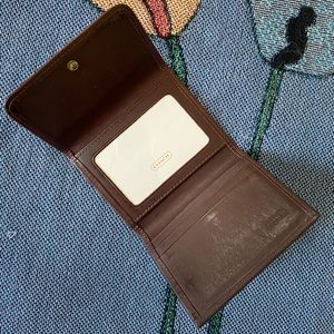 Coach Brown Leather Wallet